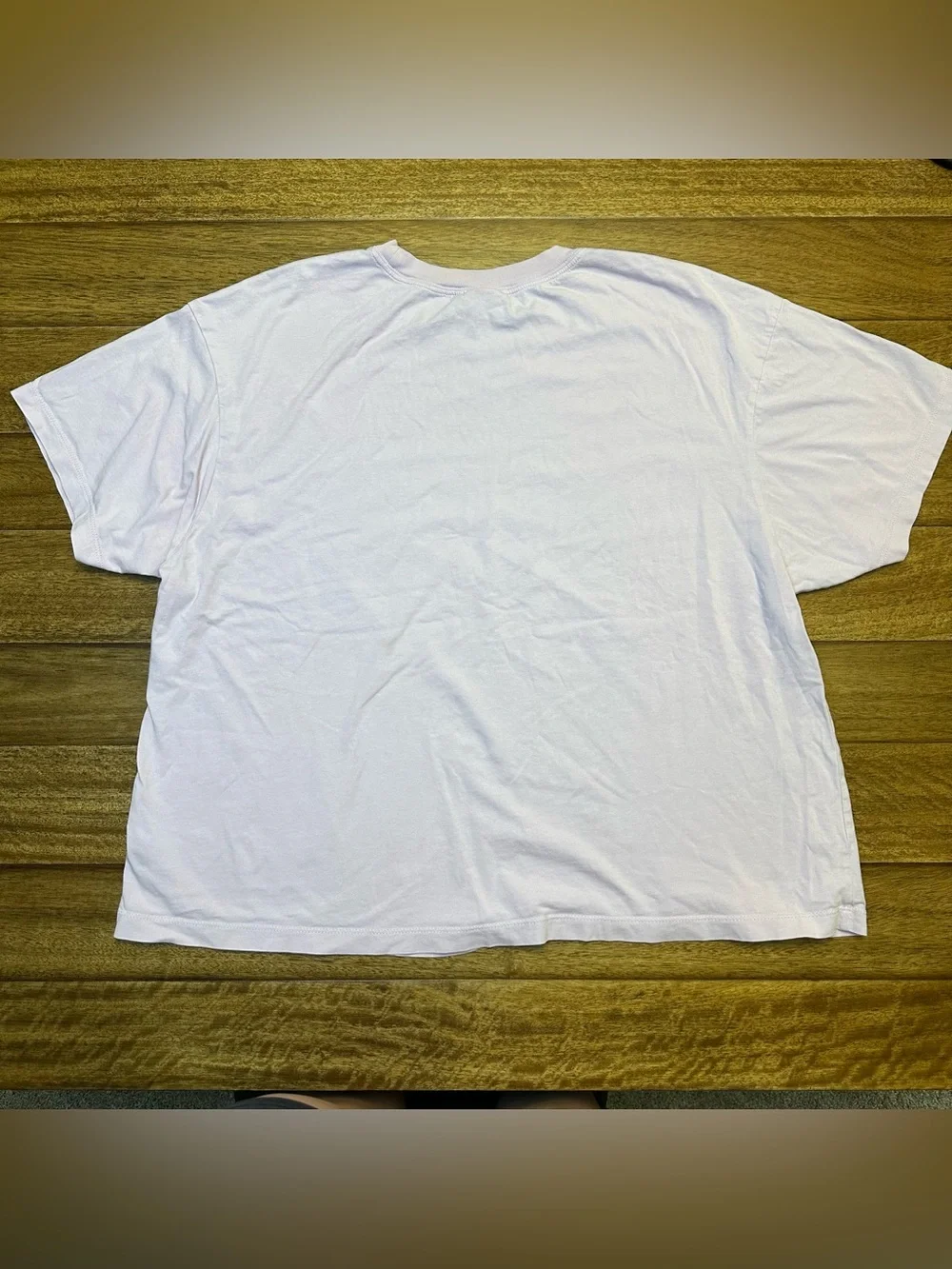 Nike Cotton Knit Logo Tee Pink Solid Crew Neck Short Sleeve 1X DM5123-530